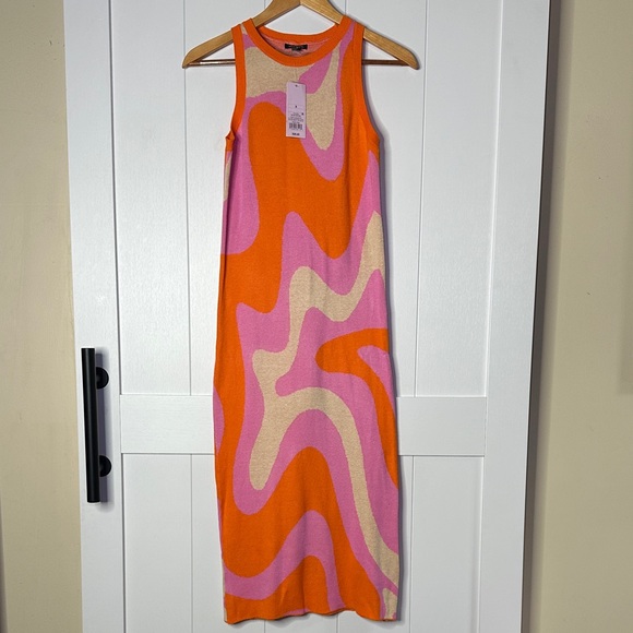 Colorful Abstract Patterned Dress Size Small - Picture 1 of 6